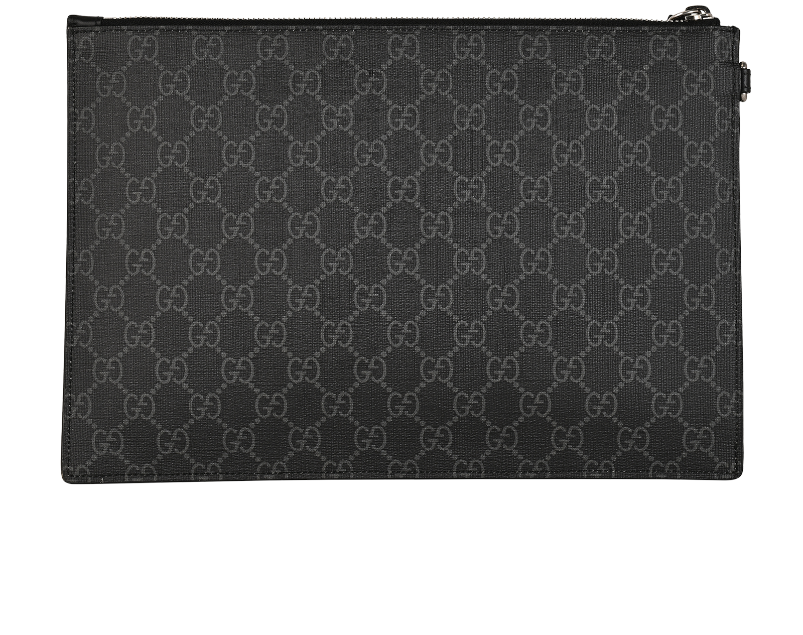 GG Supreme Kingsnake Clutch, &pound;310, Handbags, Black, Canvas, Back view